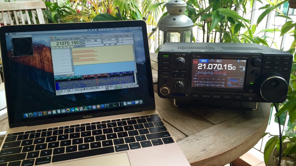 icom ic7300 and fldigi setup